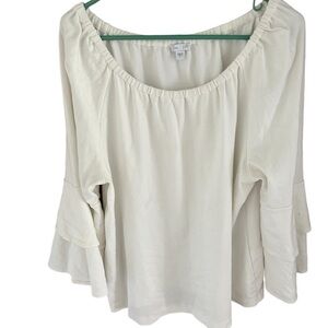 J. Jill Cream Women's Top
